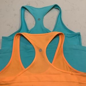 Two lululemon  Racerback tanks